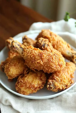 Homemade copycat KFC Fried Chicken, crispy and flavorful.