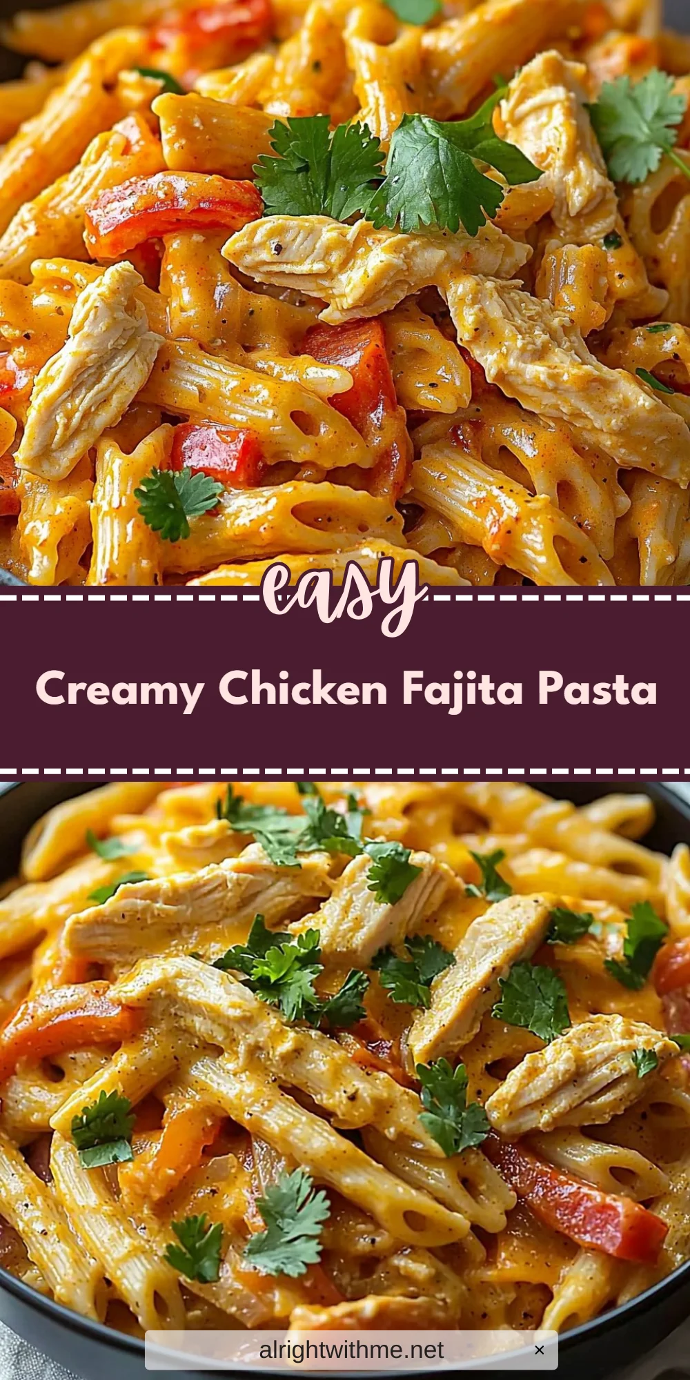 Creamy Chicken Fajita Pasta