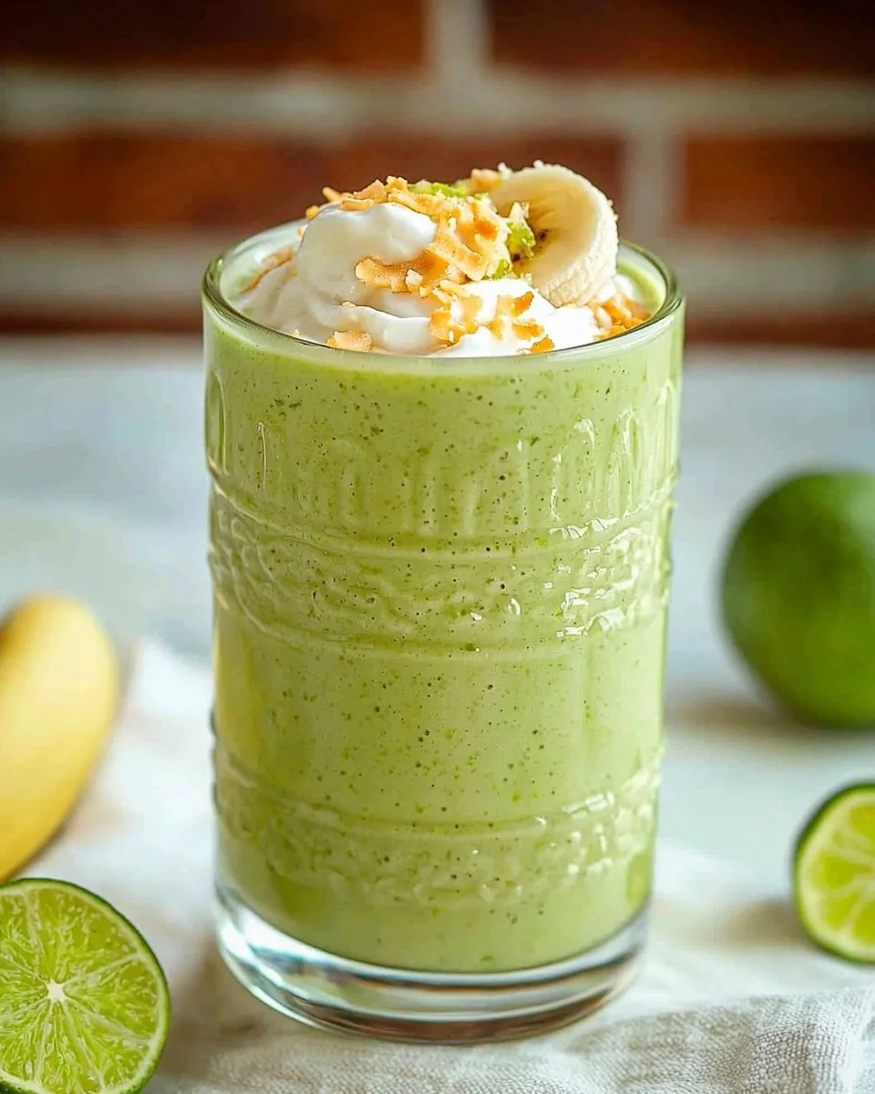 Creamy Coconut Key Lime Pie Smoothie