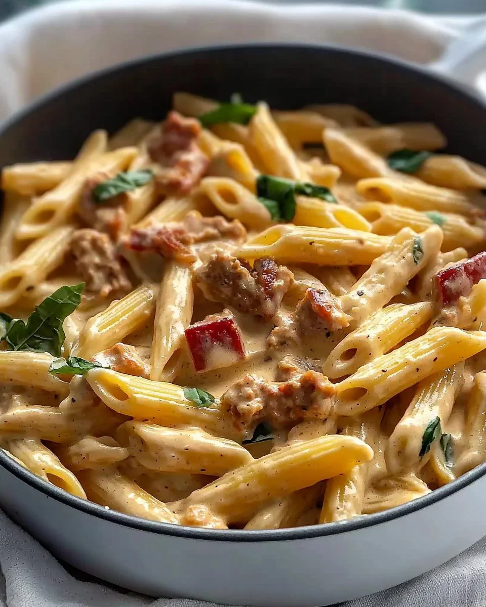 Creamy Tuscan Pasta Recipe😋
