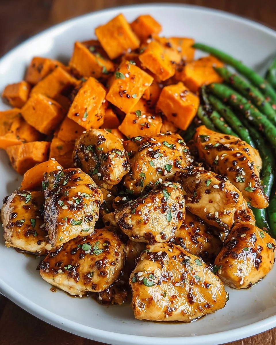Discover the Best Honey Garlic Chicken and Sweet Potato Recipe for a Quick and Delicious Dinner