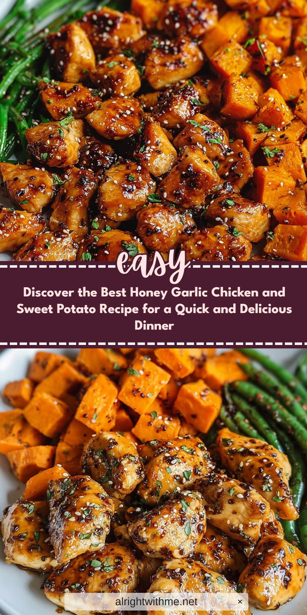 Discover the Best Honey Garlic Chicken and Sweet Potato Recipe for a Quick and Delicious Dinner