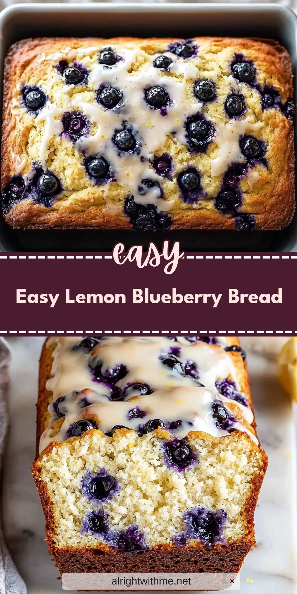 Easy Lemon Blueberry Bread