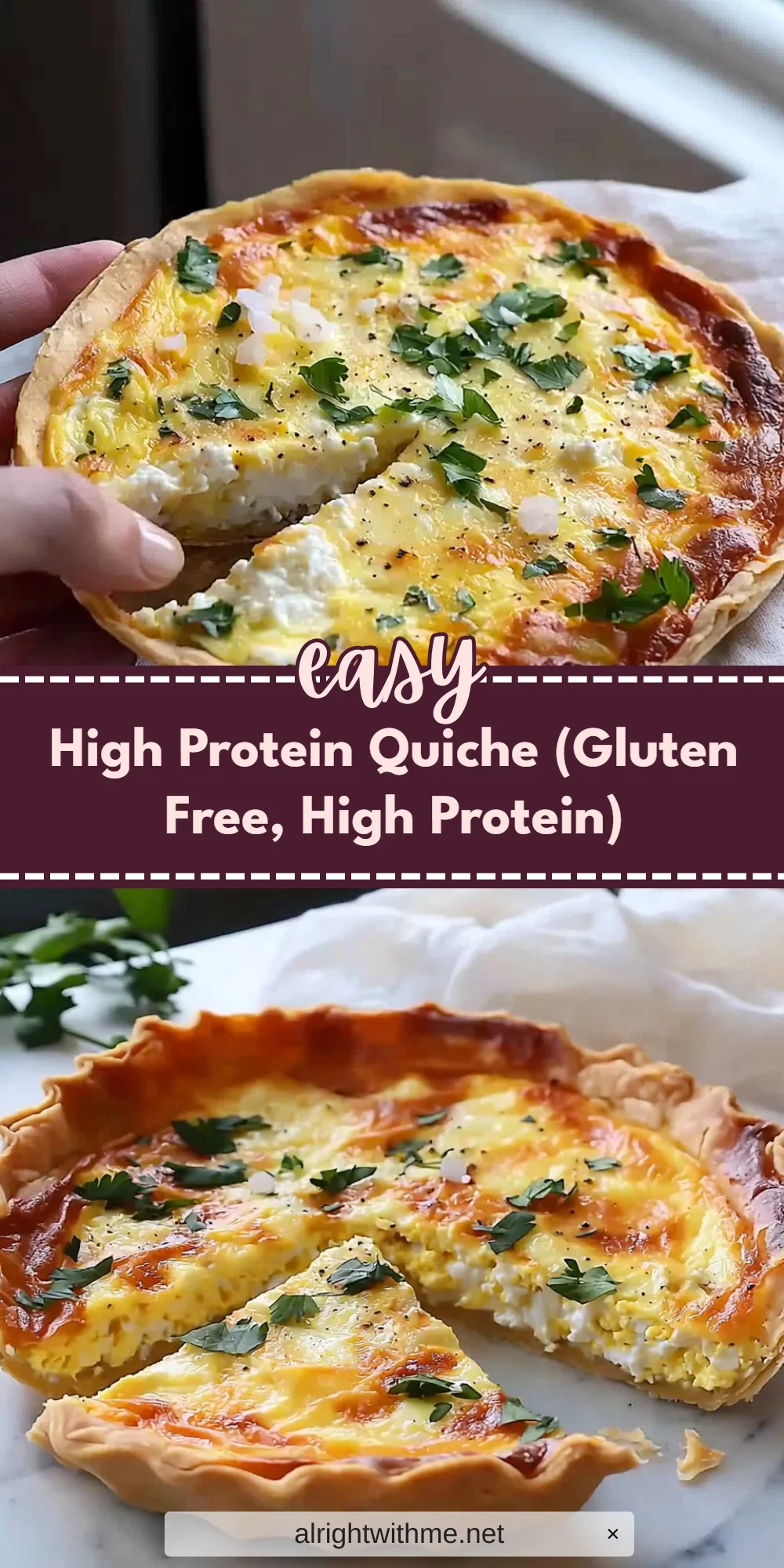 High Protein Quiche (Gluten Free, High Protein)