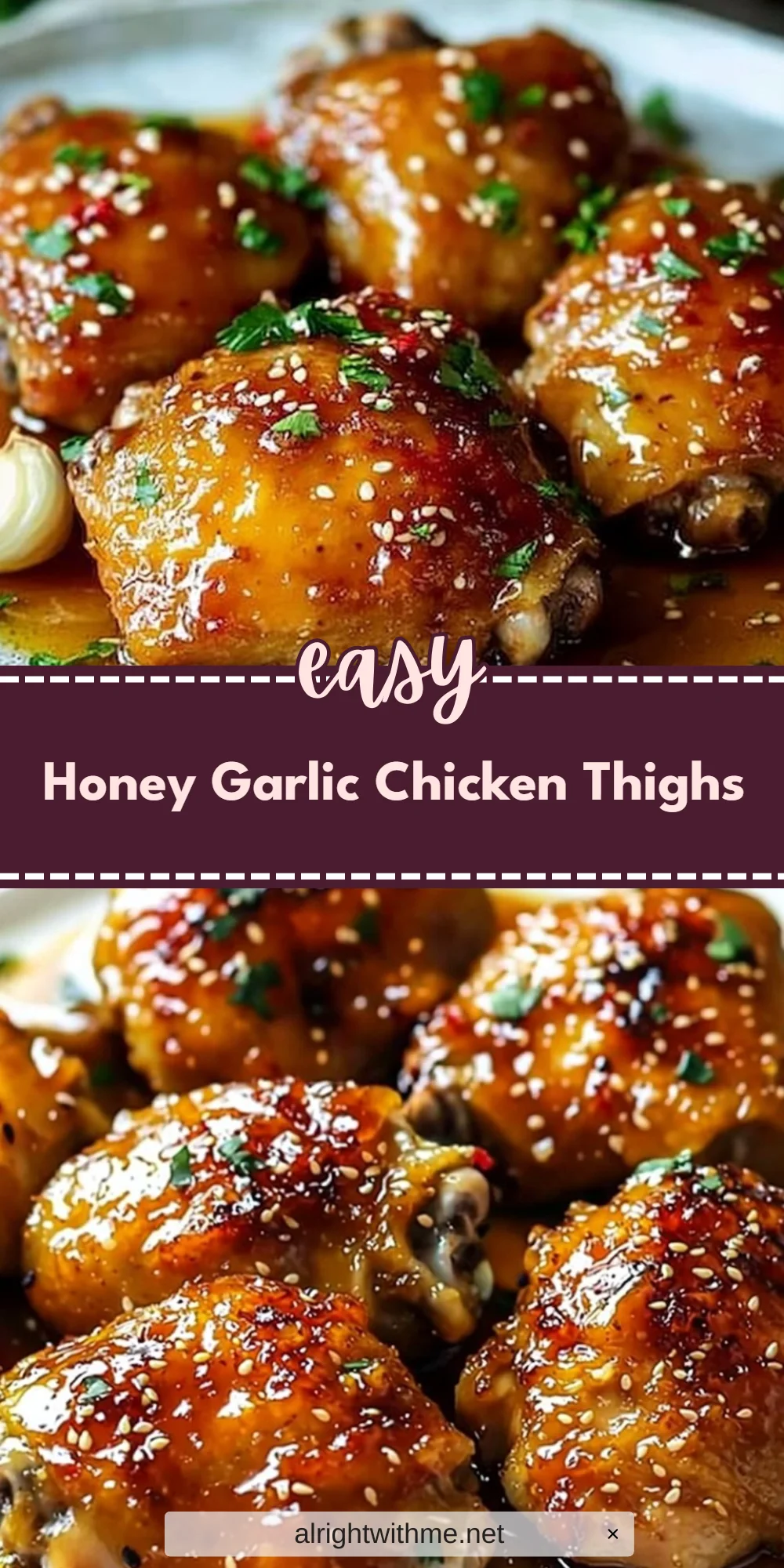 Honey Garlic Chicken Thighs
