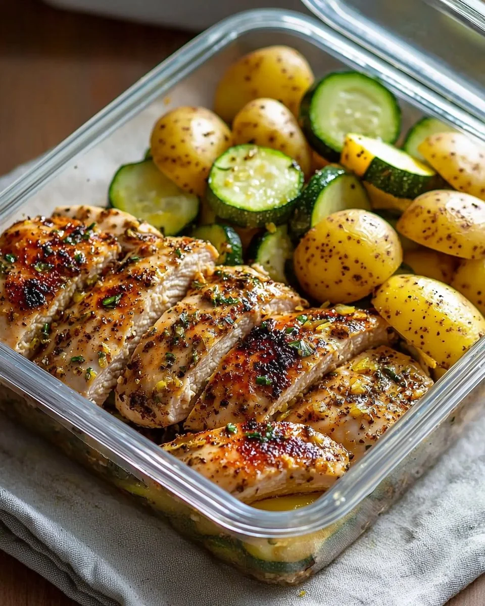 Lemon Garlic Chicken Meal Prep