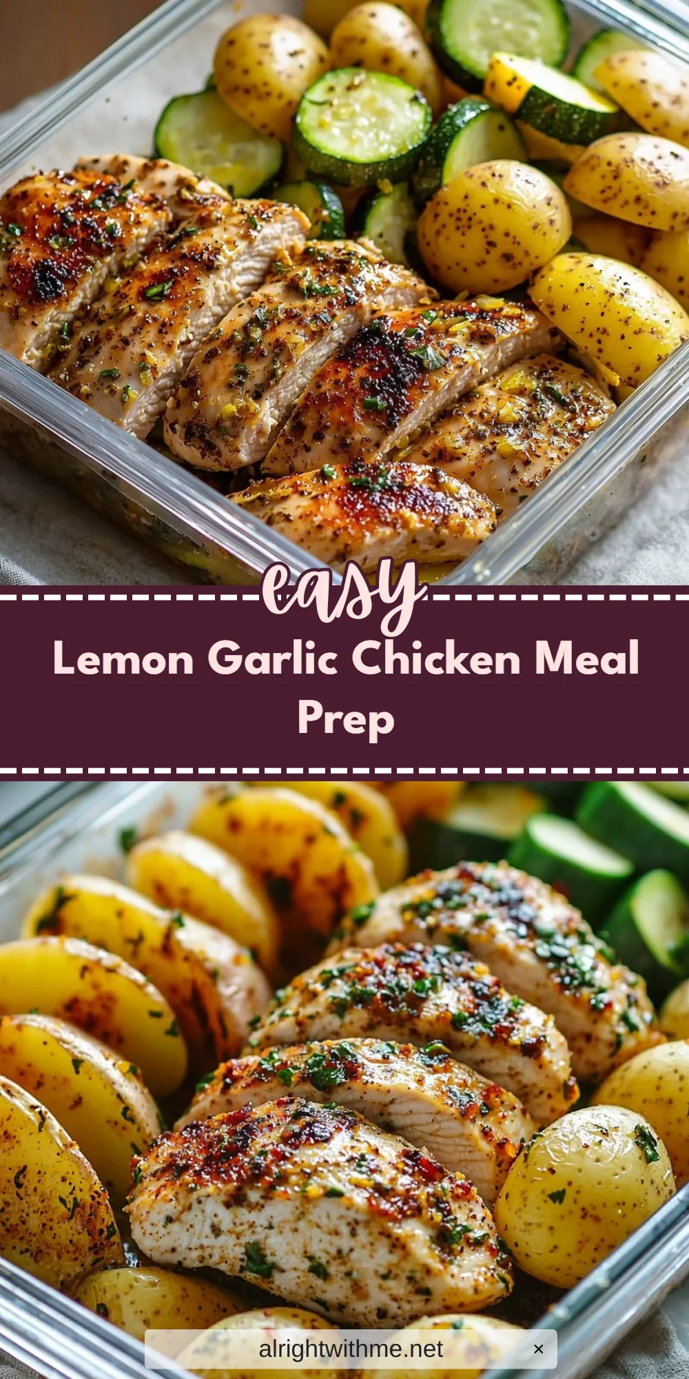 Lemon Garlic Chicken Meal Prep