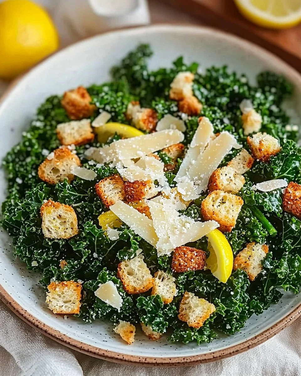 Lemon Parm Kale Salad