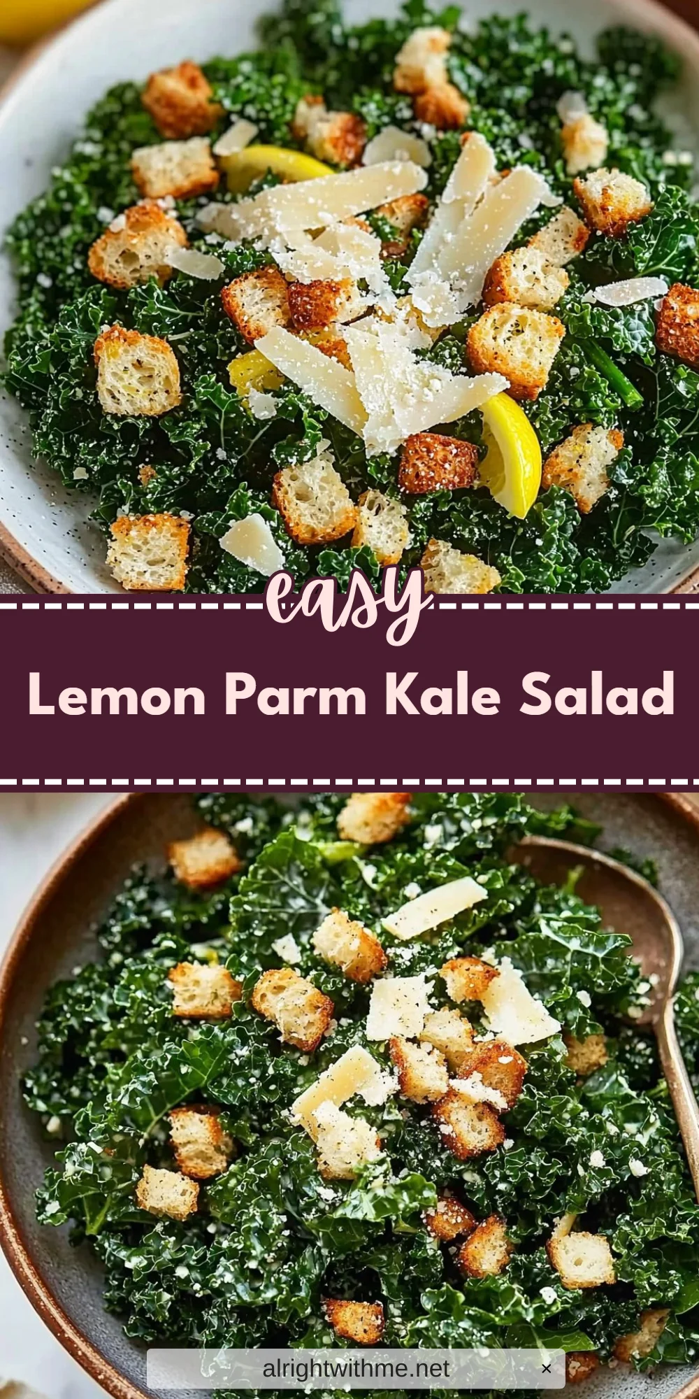 Lemon Parm Kale Salad