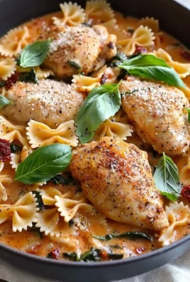 Delicious Marry Me Chicken Pasta served in a bowl, garnished with herbs.