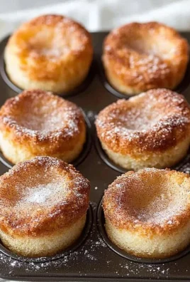 Mini French Breakfast Puffs, a delicious flaky pastry for breakfast or brunch.