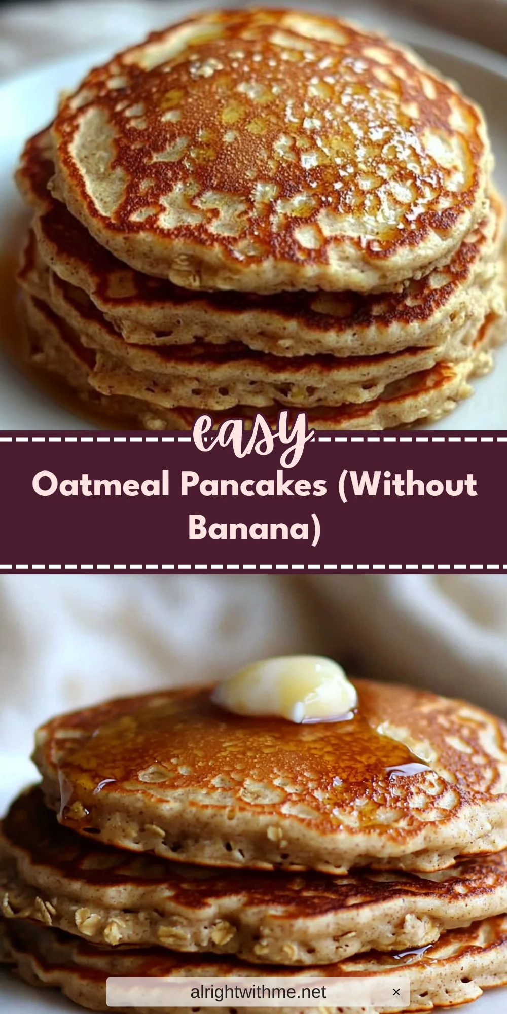 Oatmeal Pancakes (Without Banana)