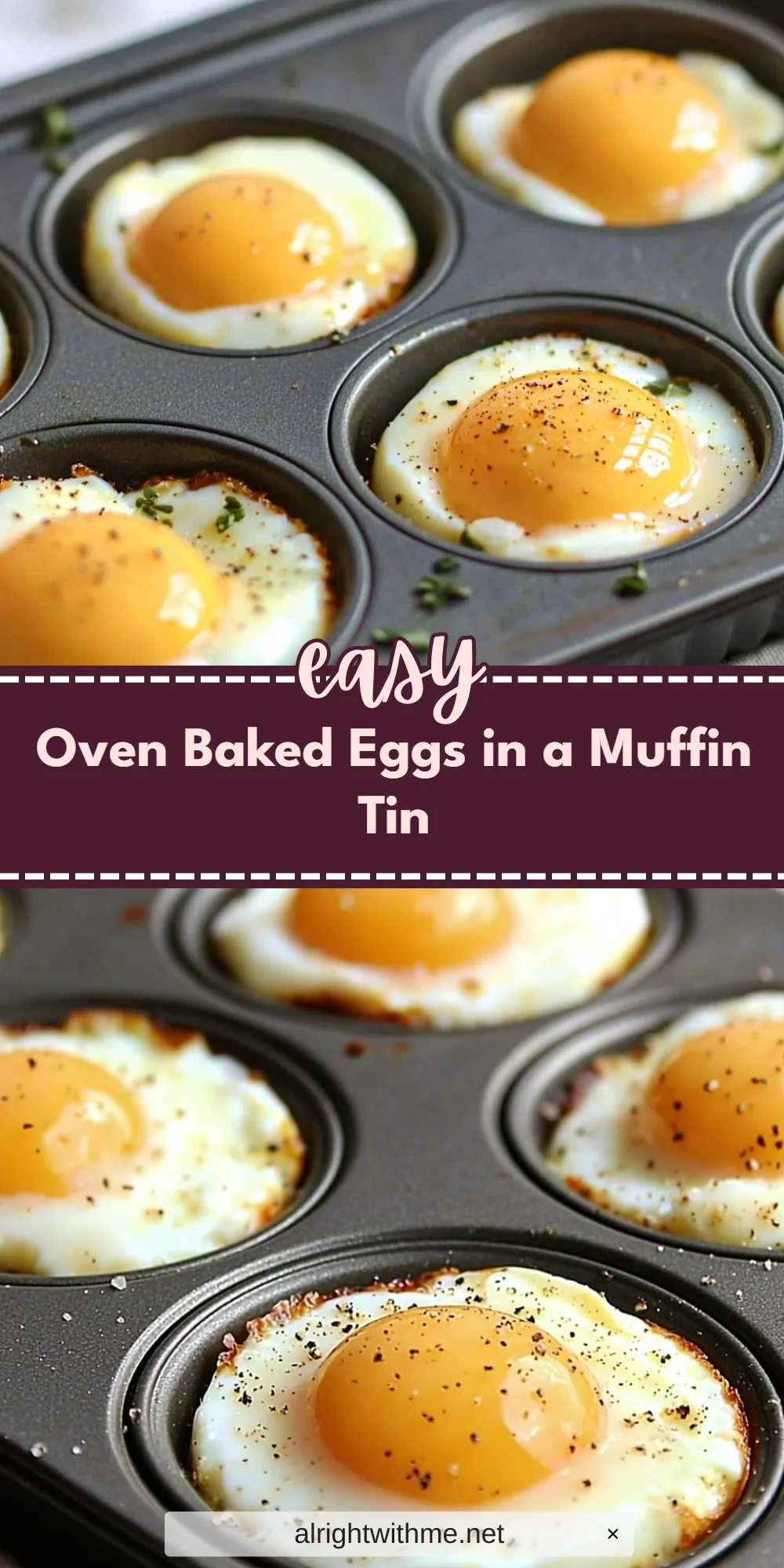Oven Baked Eggs in a Muffin Tin