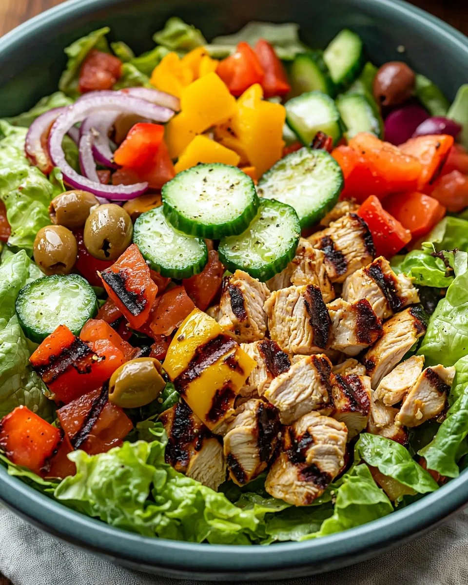 Peruvian Grilled Chicken Salad