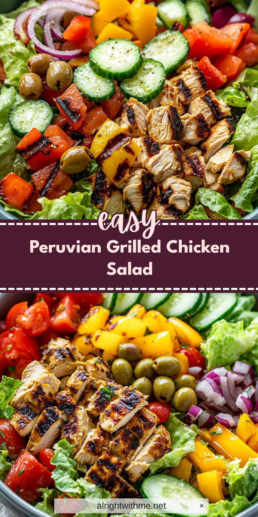 Peruvian Grilled Chicken Salad