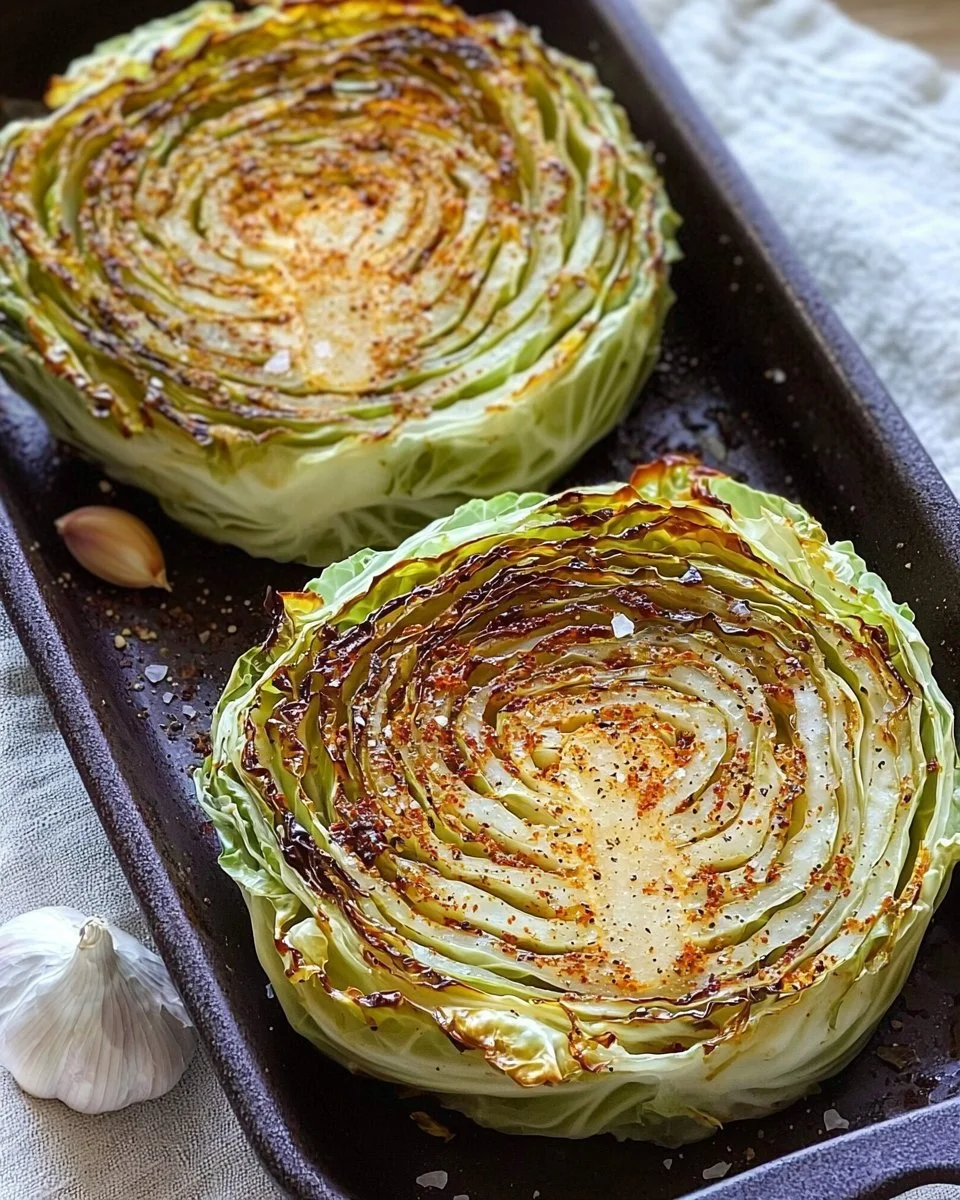 Roasted Cabbage Steaks (Easy, Healthy & Low Carb)