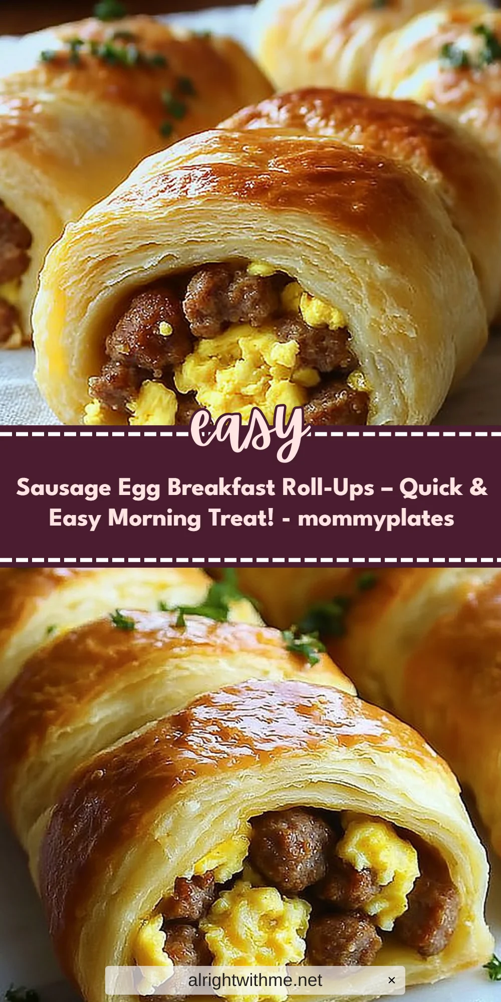 Sausage Egg Breakfast Roll-Ups – Quick & Easy Morning Treat! - mommyplates