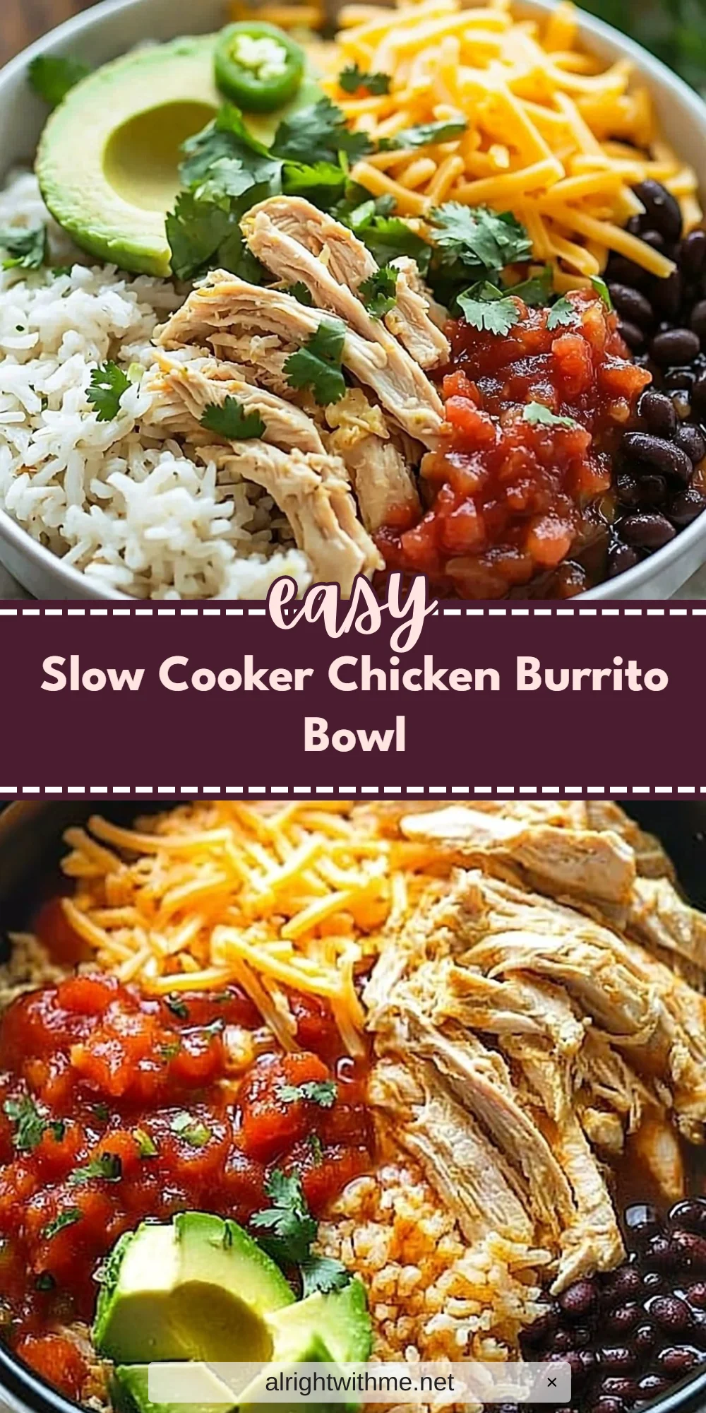 Slow Cooker Chicken Burrito Bowl