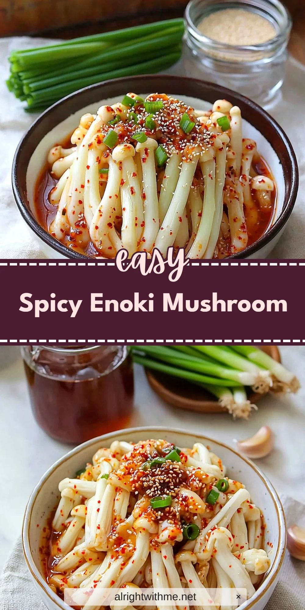 Spicy Enoki Mushroom
