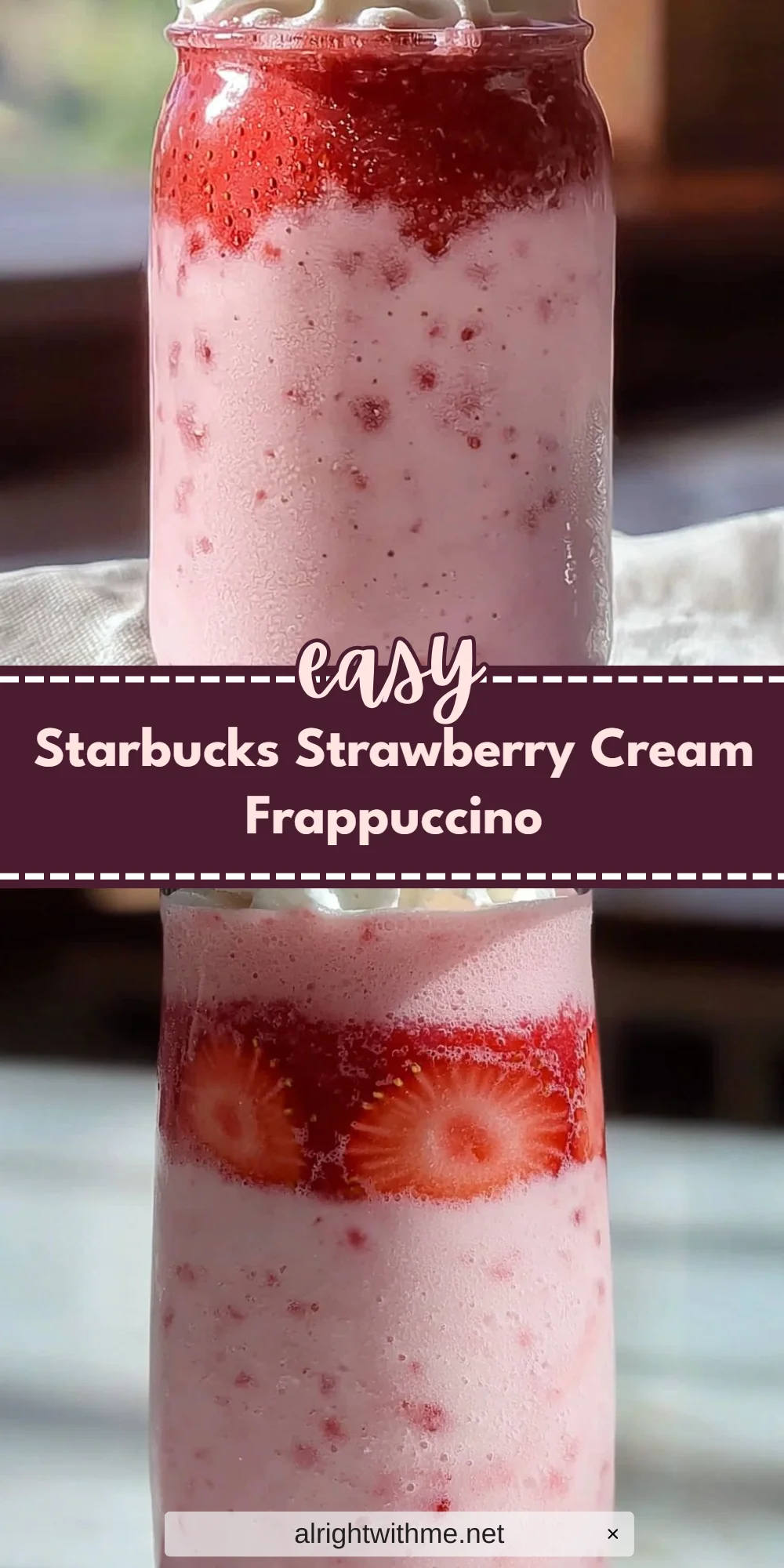 Starbucks Strawberry Cream Frappuccino