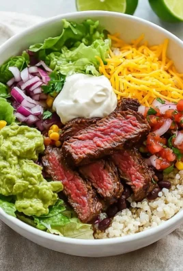 Delicious steak burrito bowls recipe inspired by Chipotle.