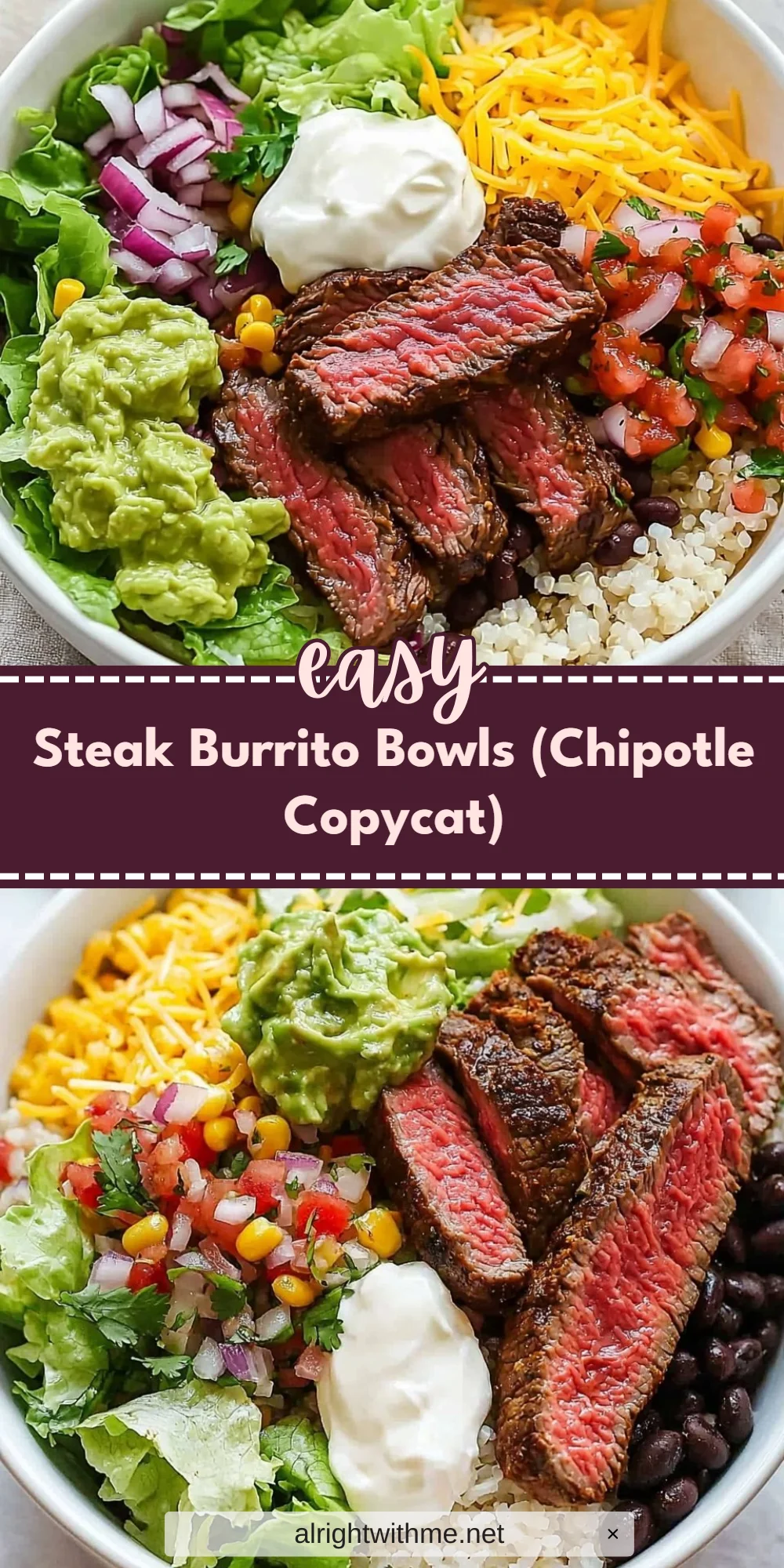 Steak Burrito Bowls (Chipotle Copycat)