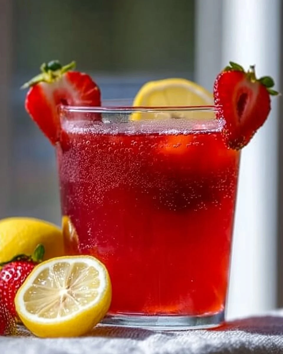 The Best Hibiscus Tea Strawberry-Lemonade Refresher