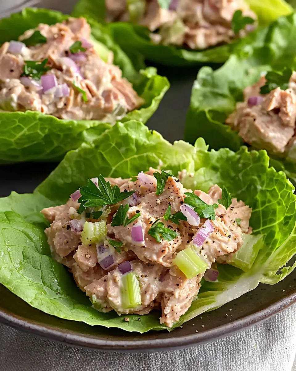 Tuna Lettuce Wraps
