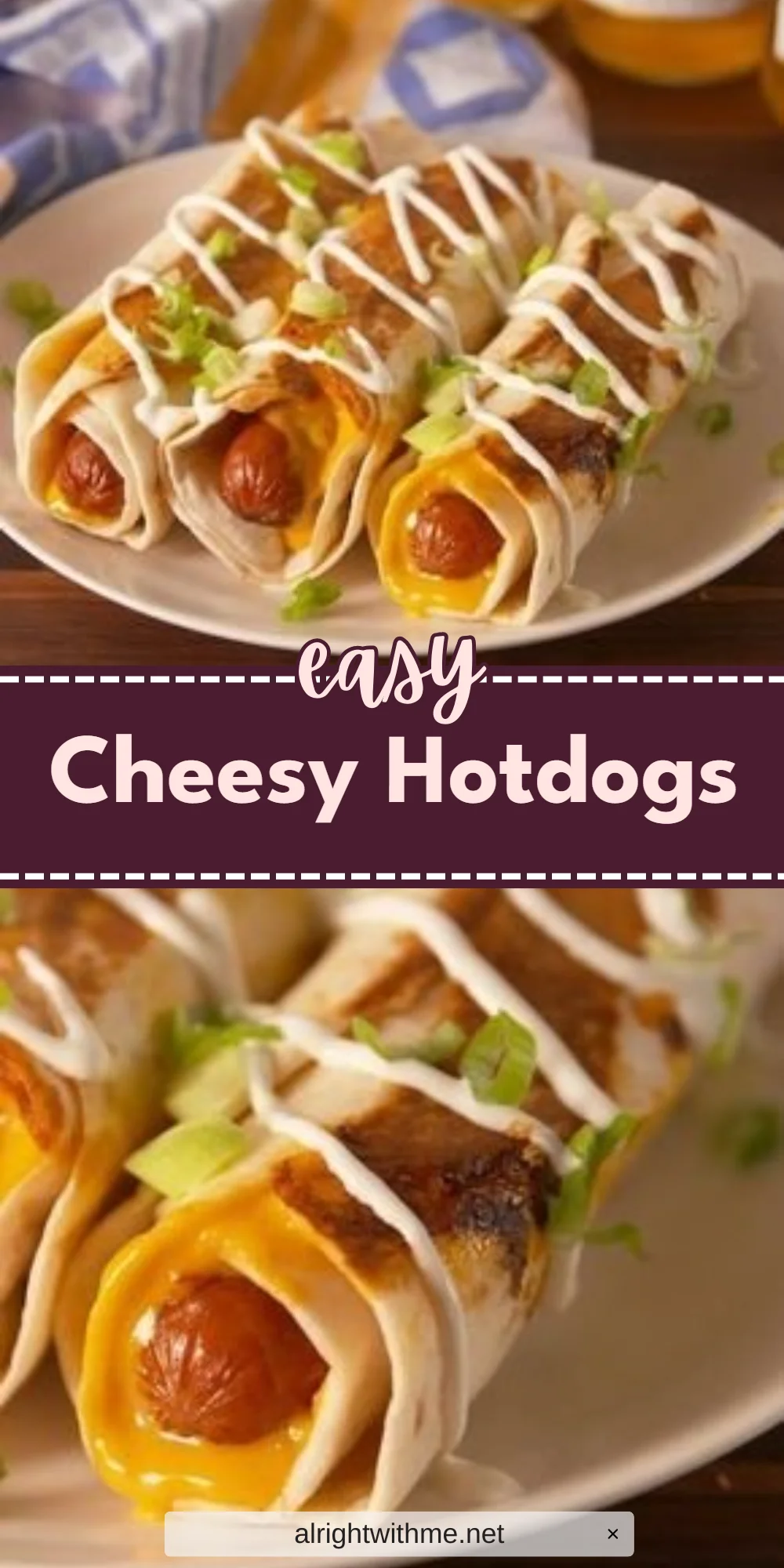 Cheesy Hotdogs
