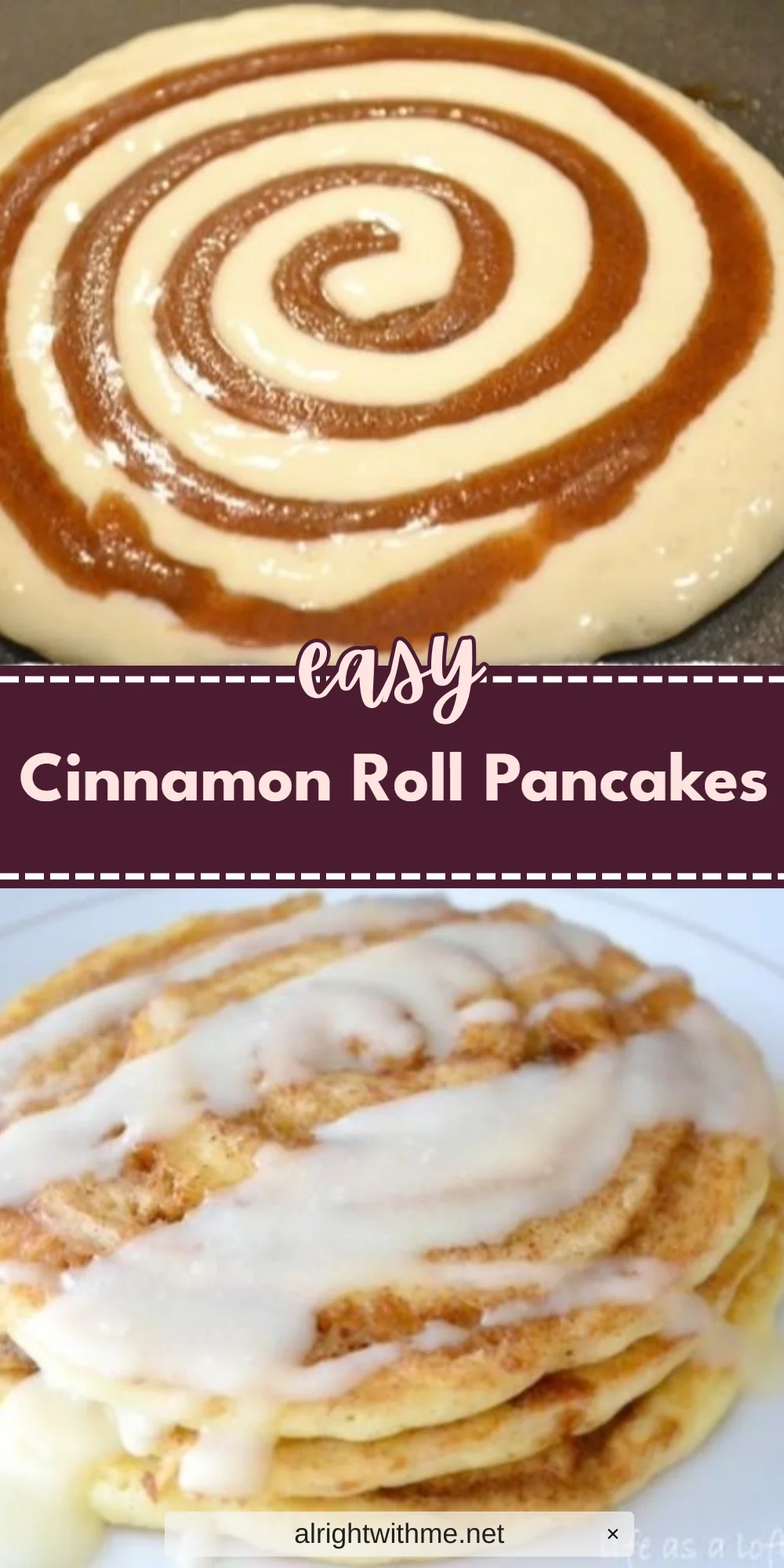 Cinnamon Roll Pancakes