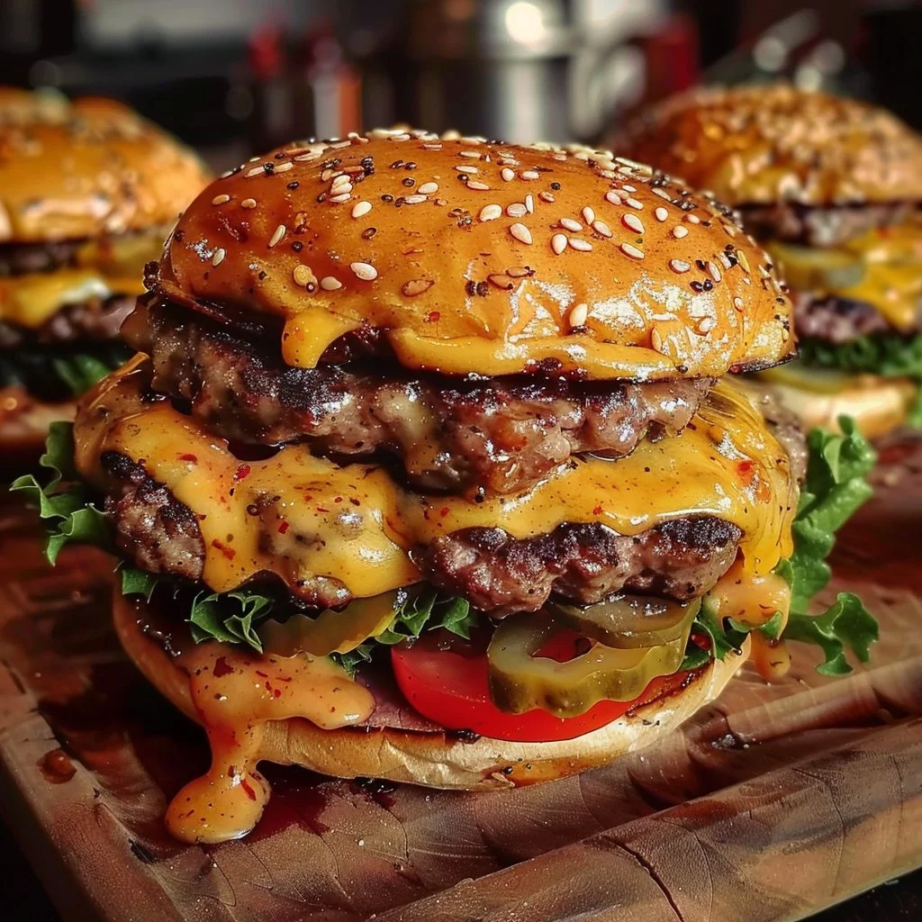 Delicious and addictive Crack Burgers with savory toppings and juicy patties