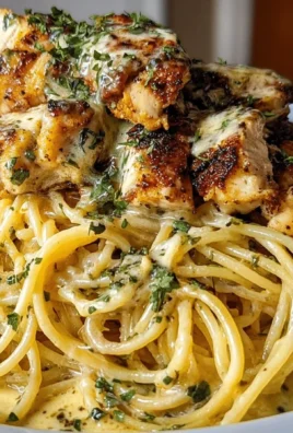 Easy creamy Cajun chicken spaghetti with garlic mozzarella sauce dish
