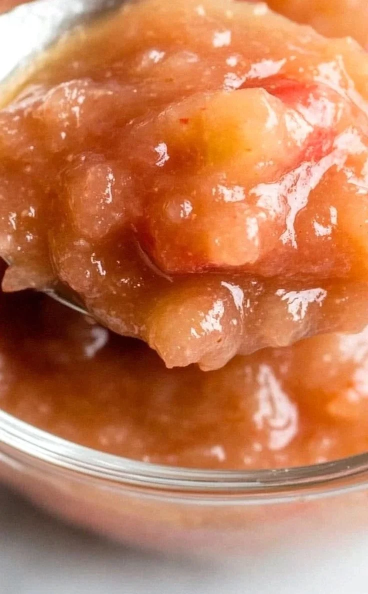 Easy Strawberry Rhubarb Applesauce
