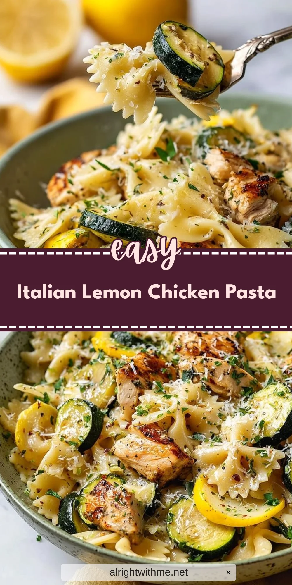 Italian Lemon Chicken Pasta