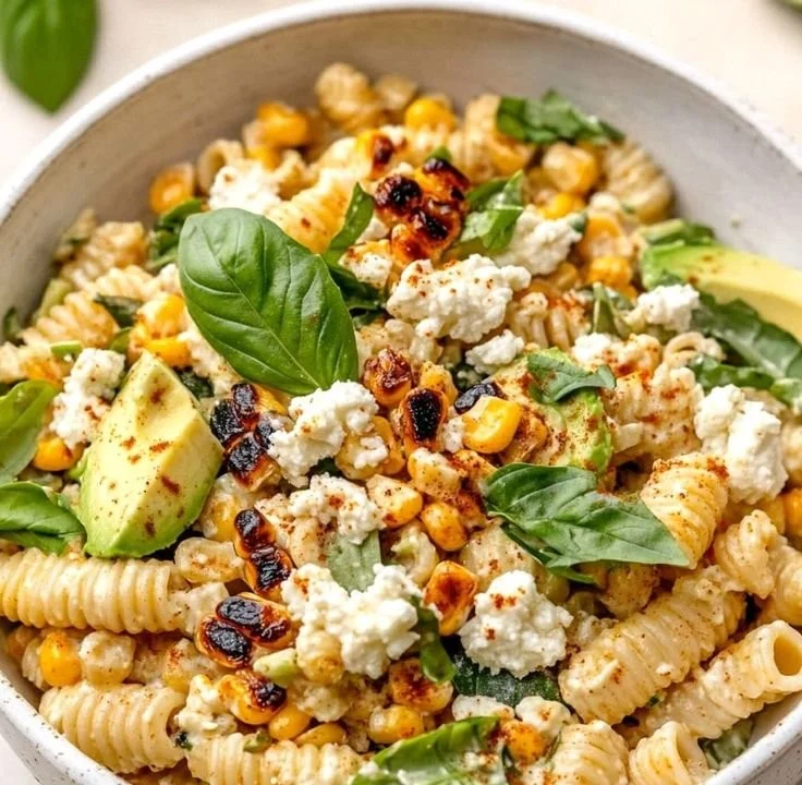 Juicy Street Corn Pasta Salad