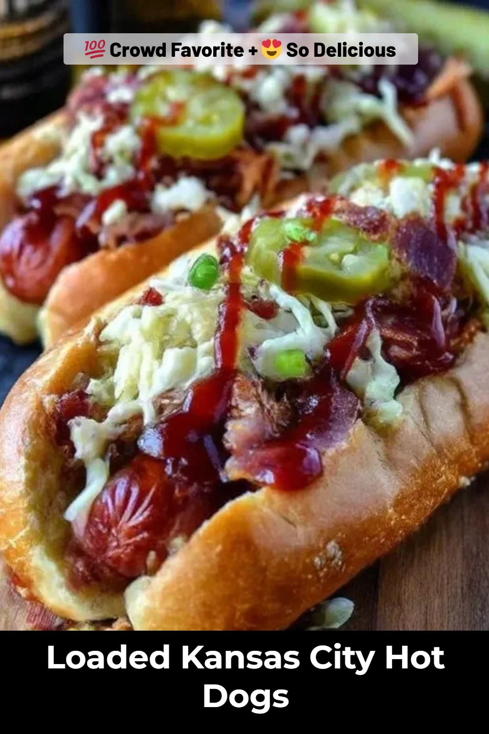 Loaded Kansas City Hot Dogs