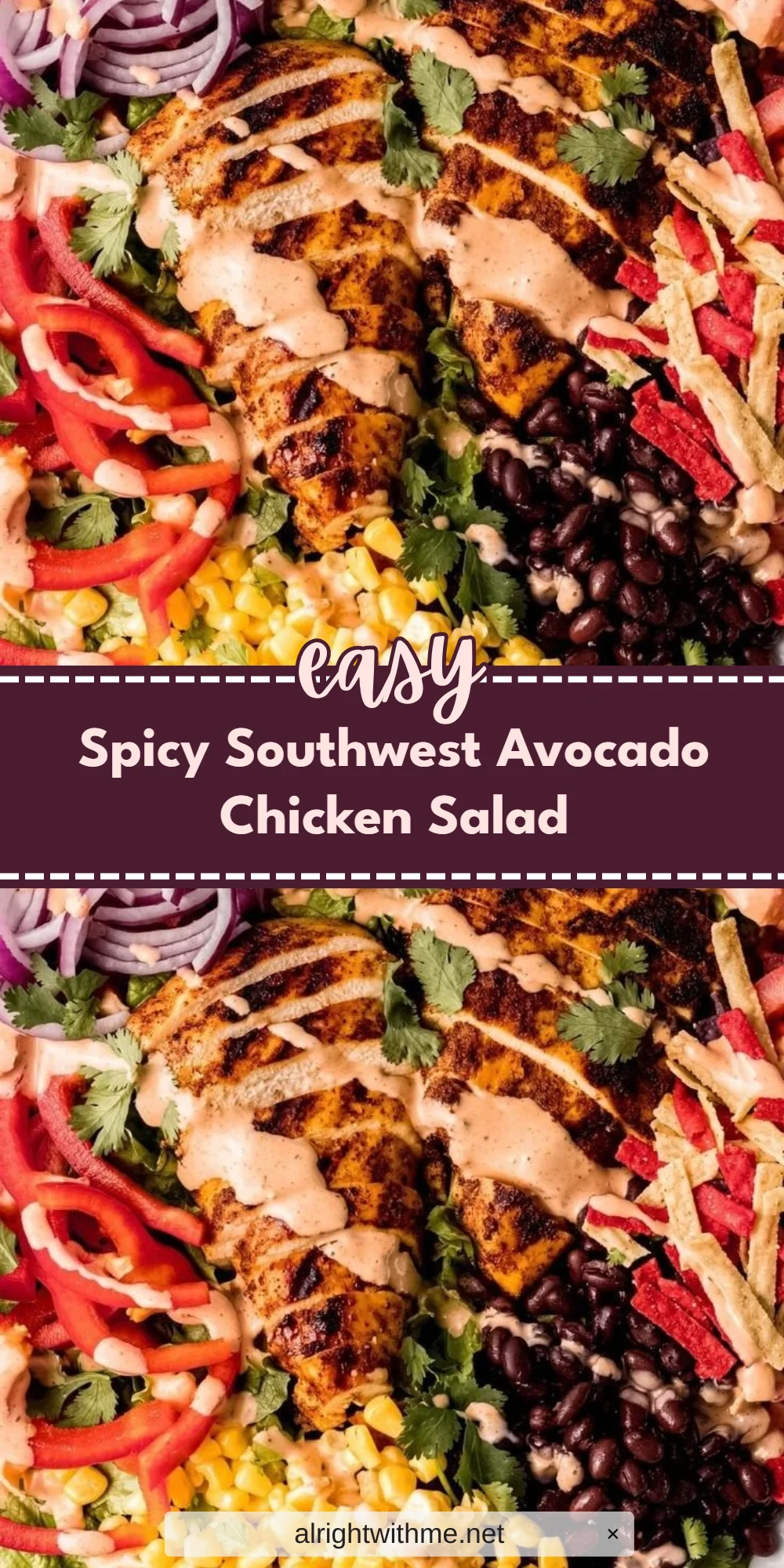 Spicy Southwest Avocado Chicken Salad