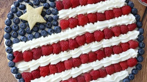 American Flag Fruit Pizza