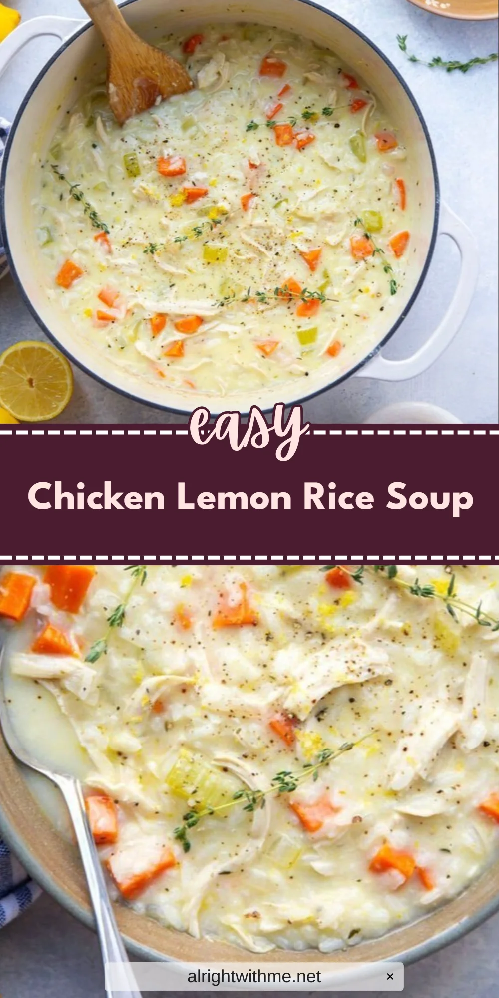 Chicken Lemon Rice Soup