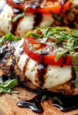 Easy Grilled Chicken Caprese with fresh mozzarella, tomatoes, and basil