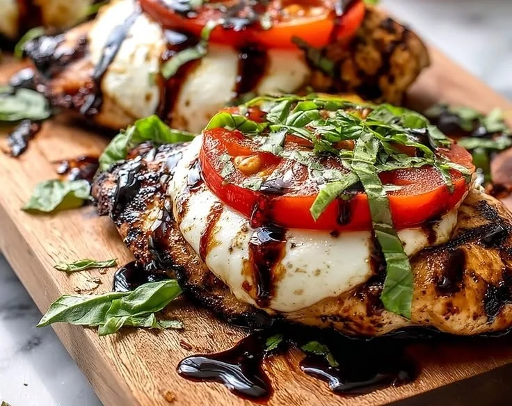 Easy Grilled Chicken Caprese
