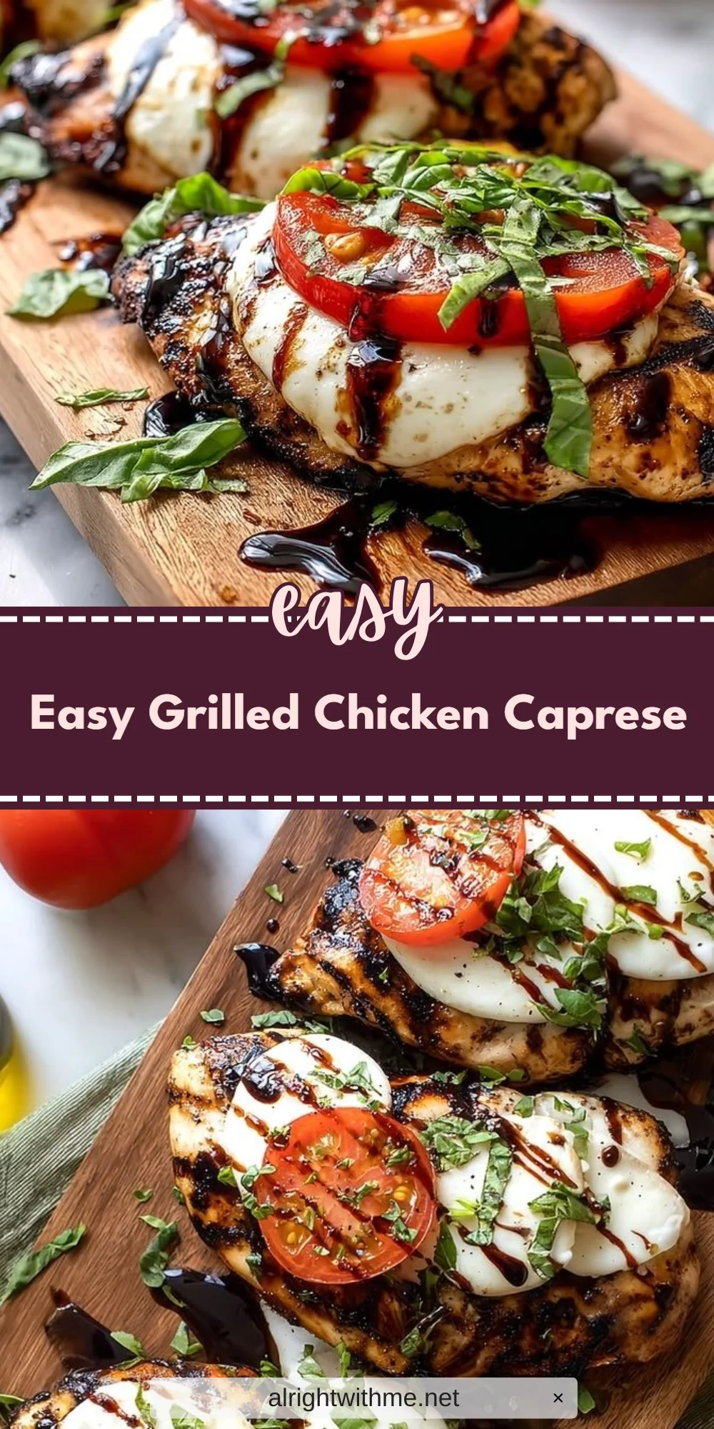Easy Grilled Chicken Caprese
