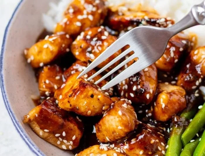 Easy + Healthy Sesame Chicken