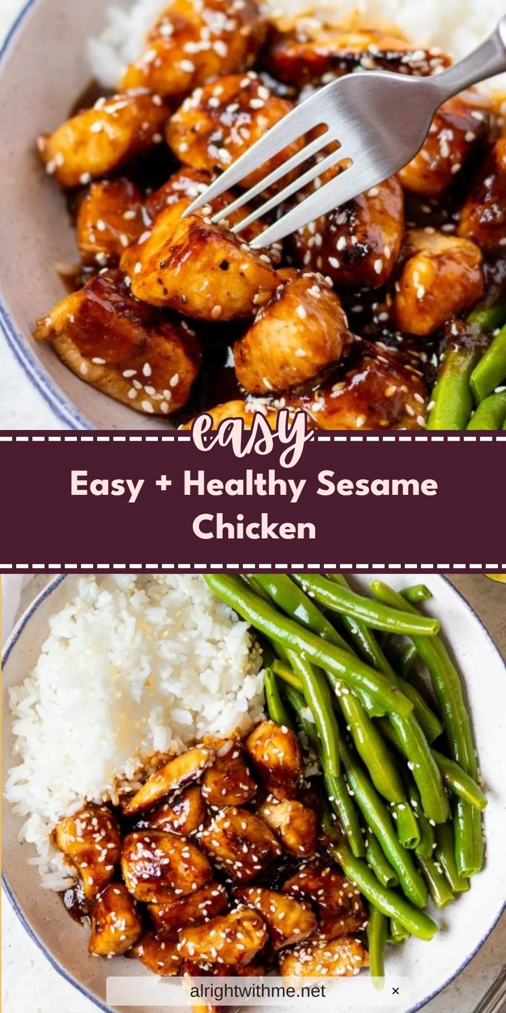 Easy + Healthy Sesame Chicken