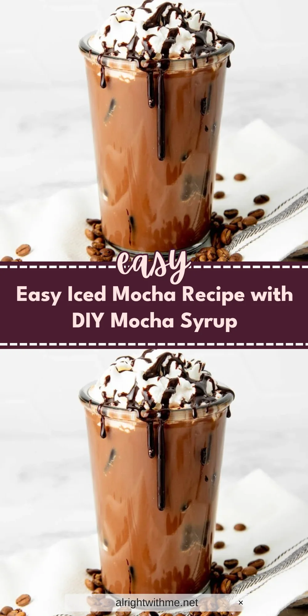 Easy Iced Mocha Recipe with DIY Mocha Syrup
