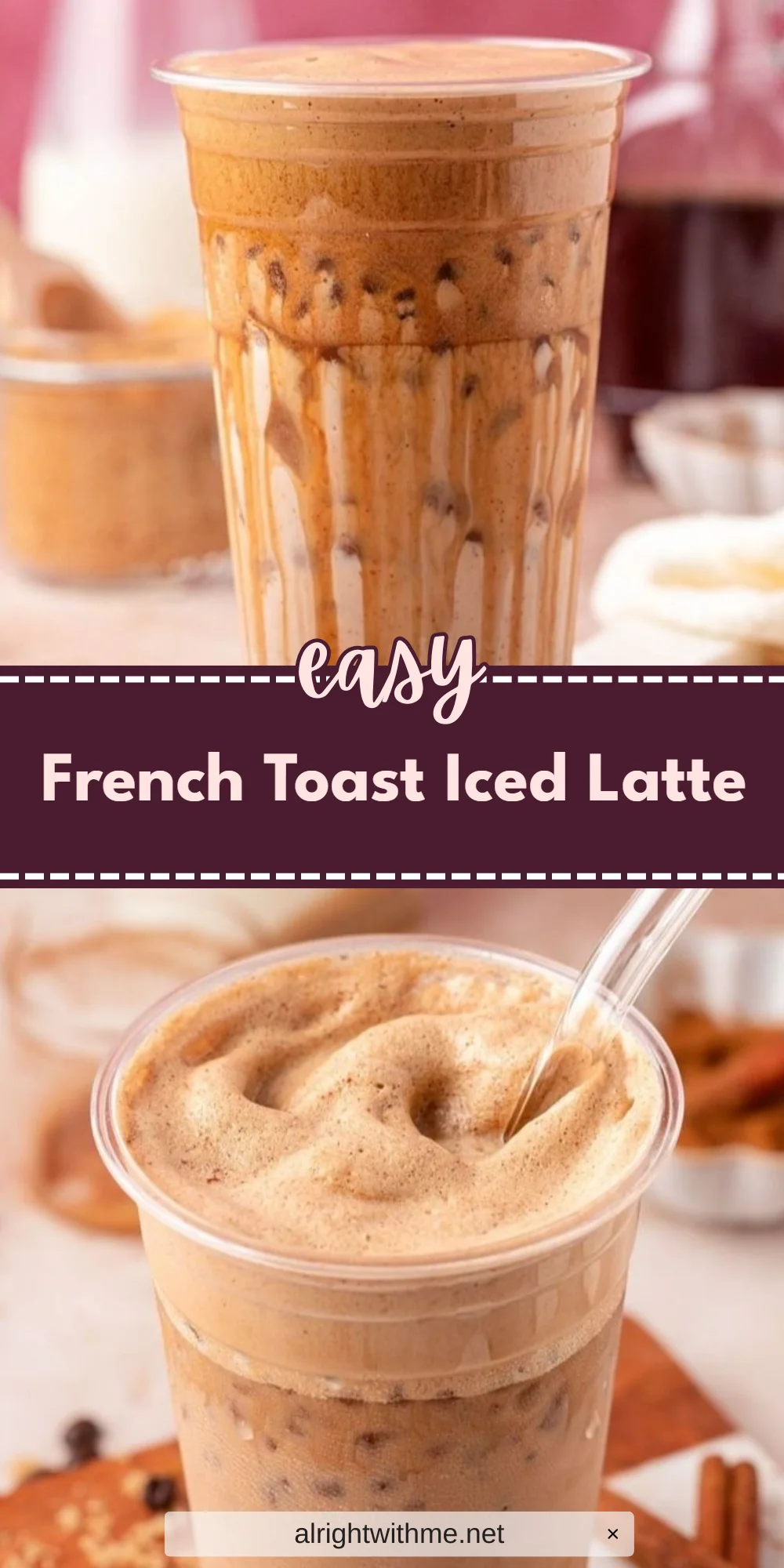 French Toast Iced Latte