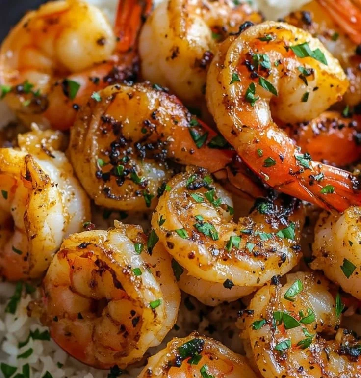 Garlic Butter Shrimp and Rice