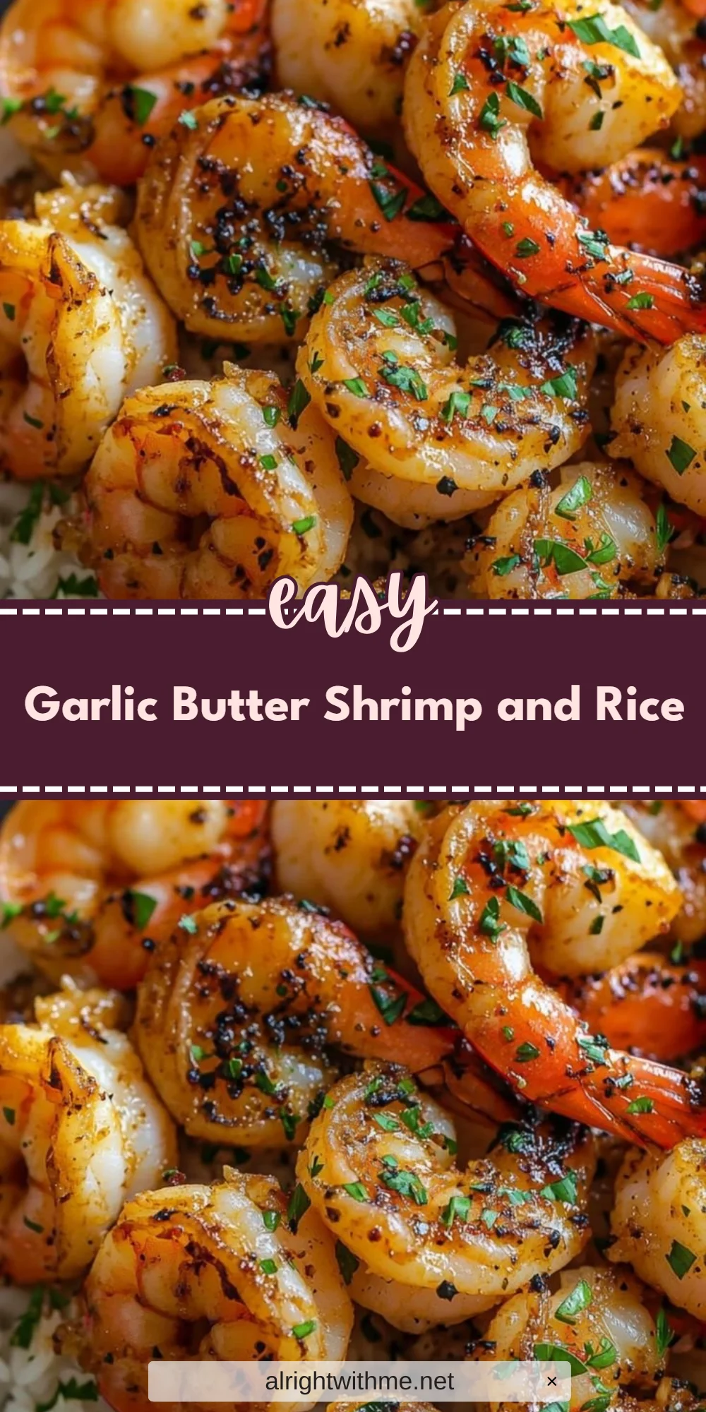 Garlic Butter Shrimp and Rice