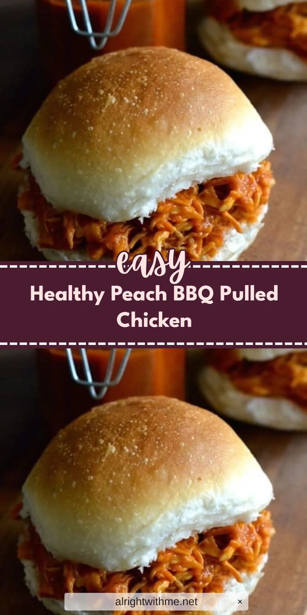 Healthy Peach BBQ Pulled Chicken
