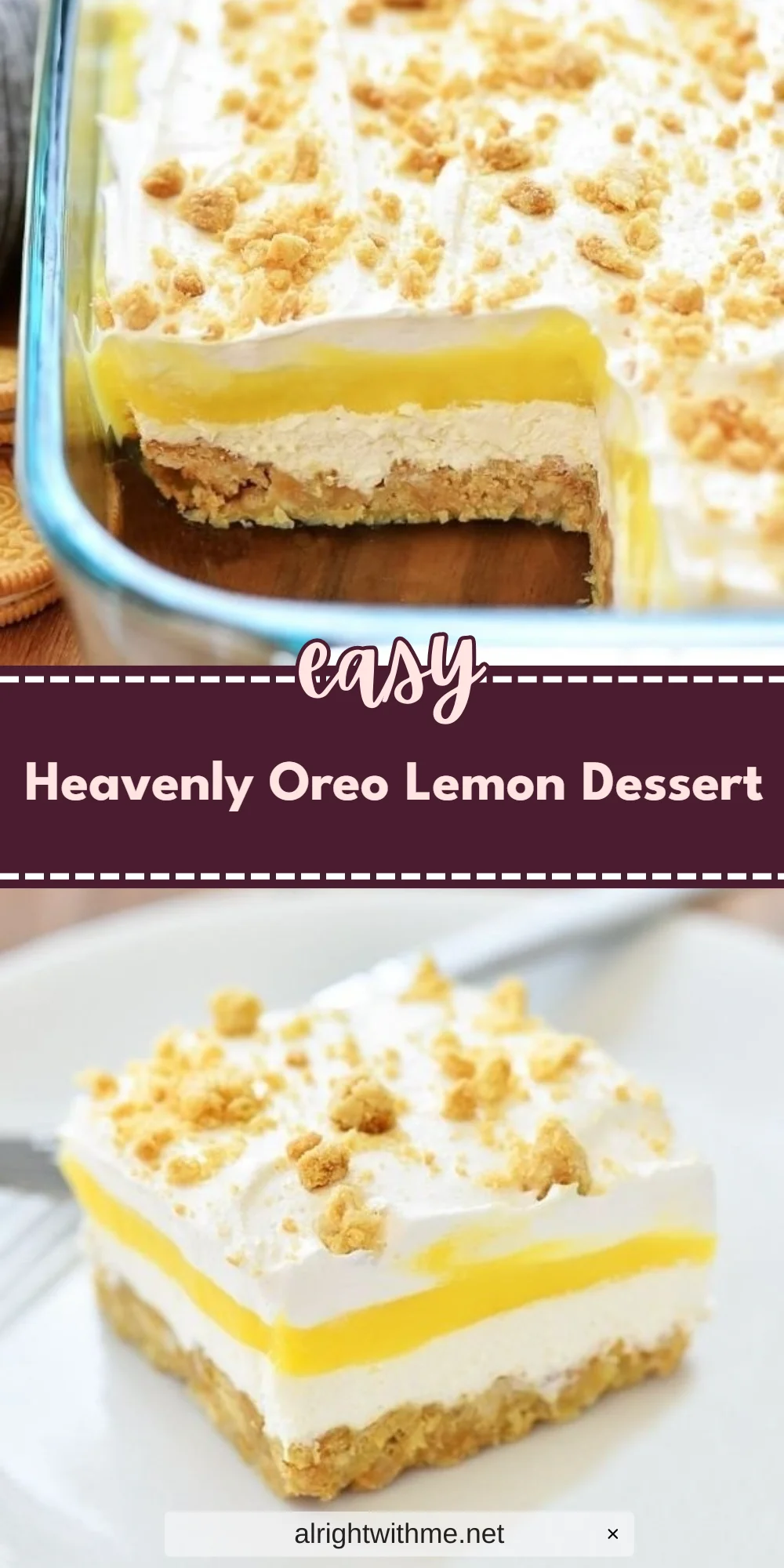 Heavenly Oreo Lemon Dessert